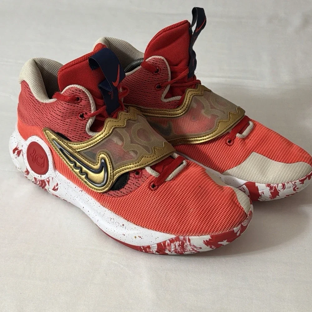Nike KD Trey 5 X Basketball Shoes University Metallic Gold Men 11.5 DD9538-600